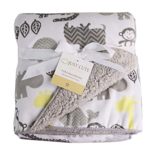 High Quality Cute Plush Newborn Baby Blanket
