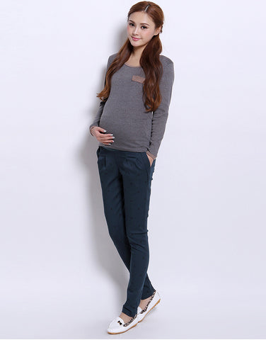 Fashion Maternity Clothing Long Trousers for Pregnant Women