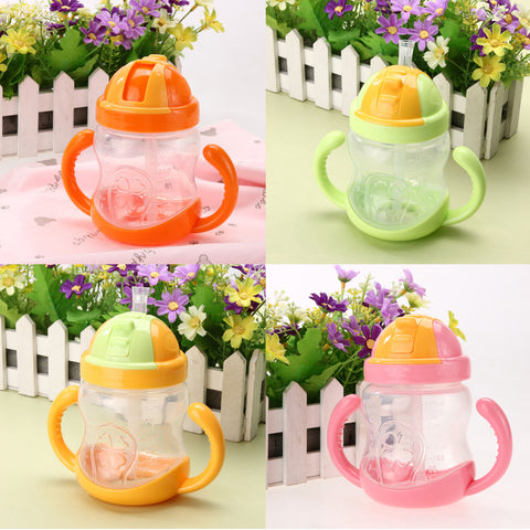Cute Baby Cup Feeding Drinking Water