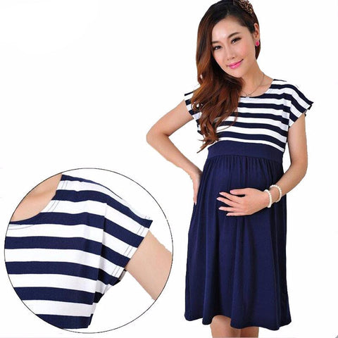 Fashioned Maternity Dress for Pregnant Women