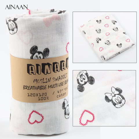 Cotton Baby Swaddles For Newborn Baby Blankets