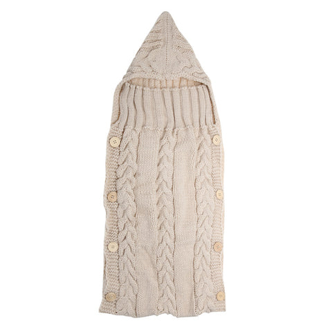 Baby Swaddle Wrap Warm Crochet Knitted