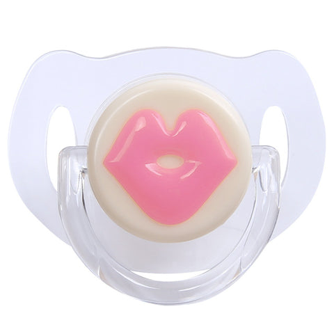 Funny Kissable Lips Pacifiers For Babies