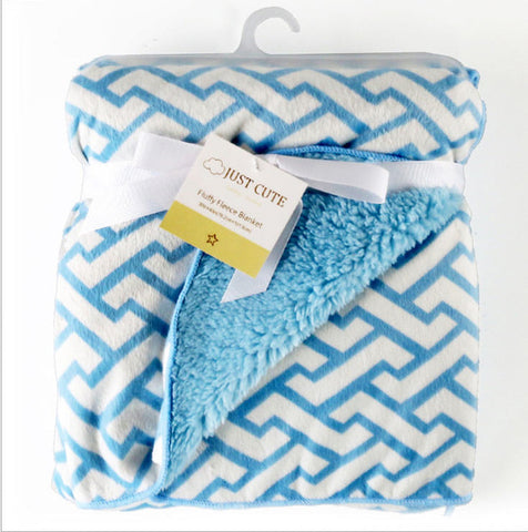 High Quality Cute Plush Newborn Baby Blanket